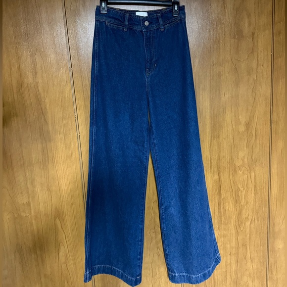 Reformation x Kacey Musgraves Austin Ultrahigh Waist Wide Leg Jeans - Picture 3 of 6